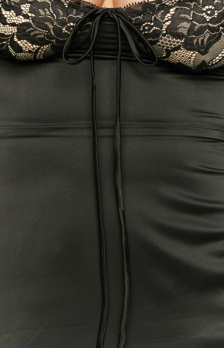 Layla Black Long Sleeve Mini Dress — 6