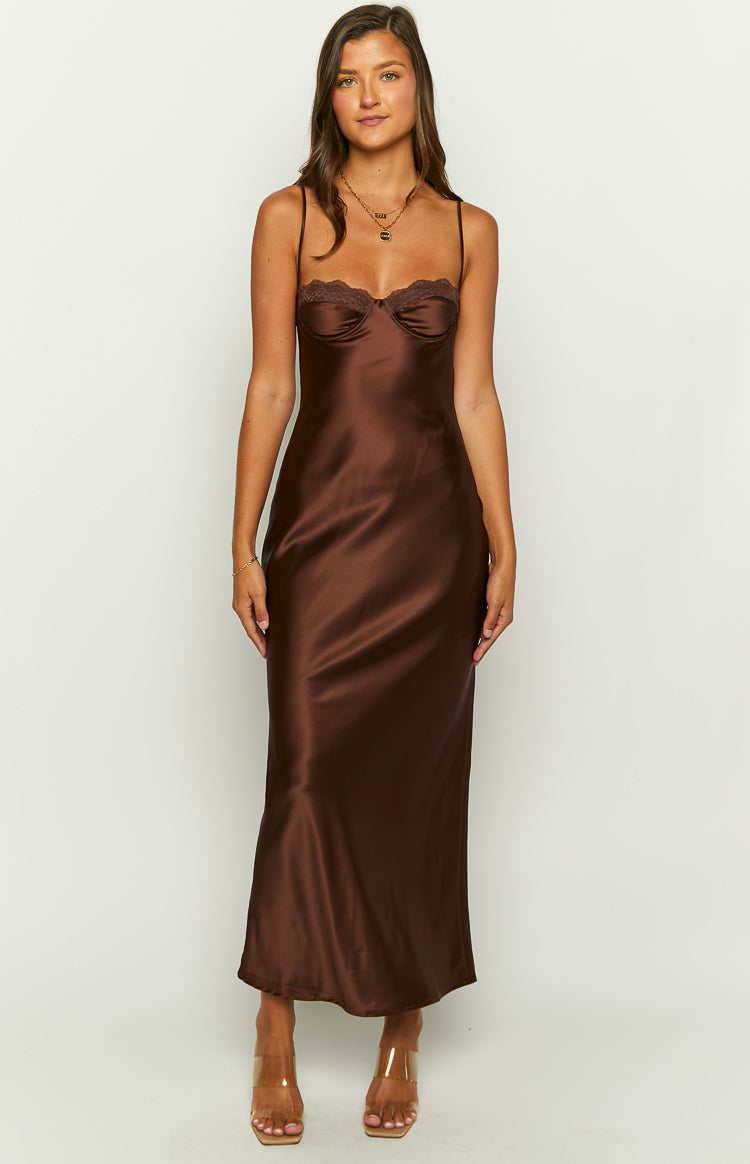 Scarlette Brown Maxi Dress — 8