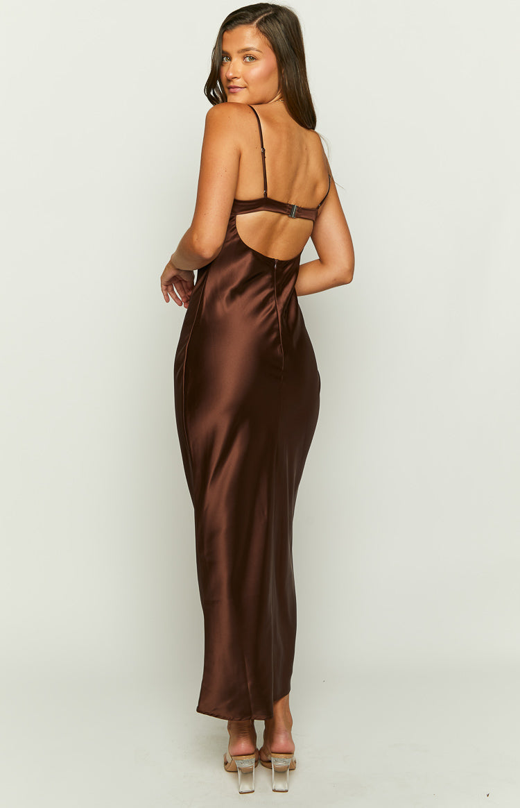 Scarlette Brown Maxi Dress — 10