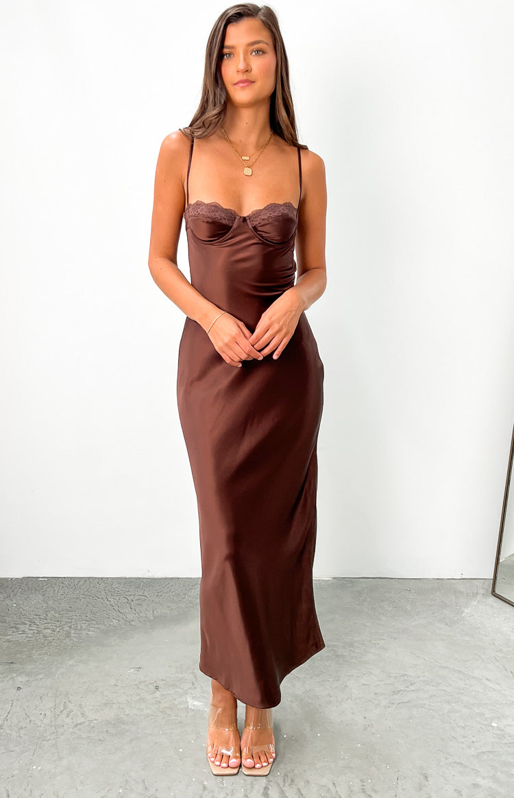 Scarlette Brown Maxi Dress — 14