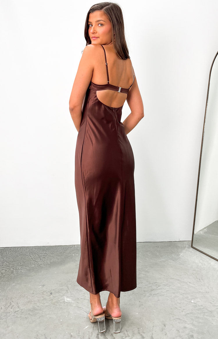 Scarlette Brown Maxi Dress — 15