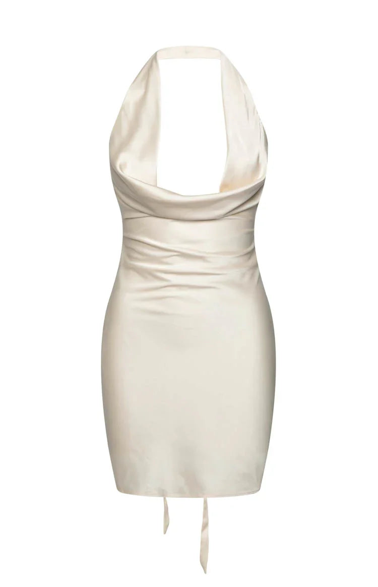 Valley Champagne Mini Party Dress — 20