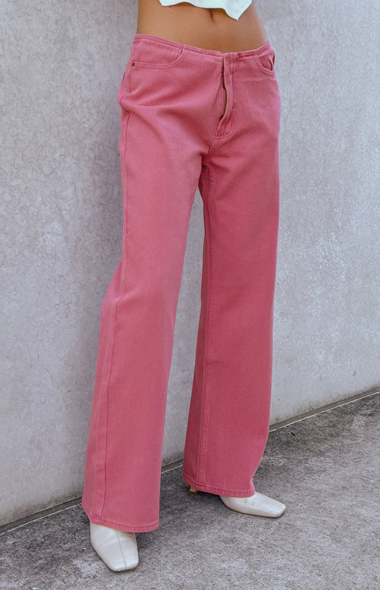 Lioness Practical Magic Hot Pink Jeans — 9