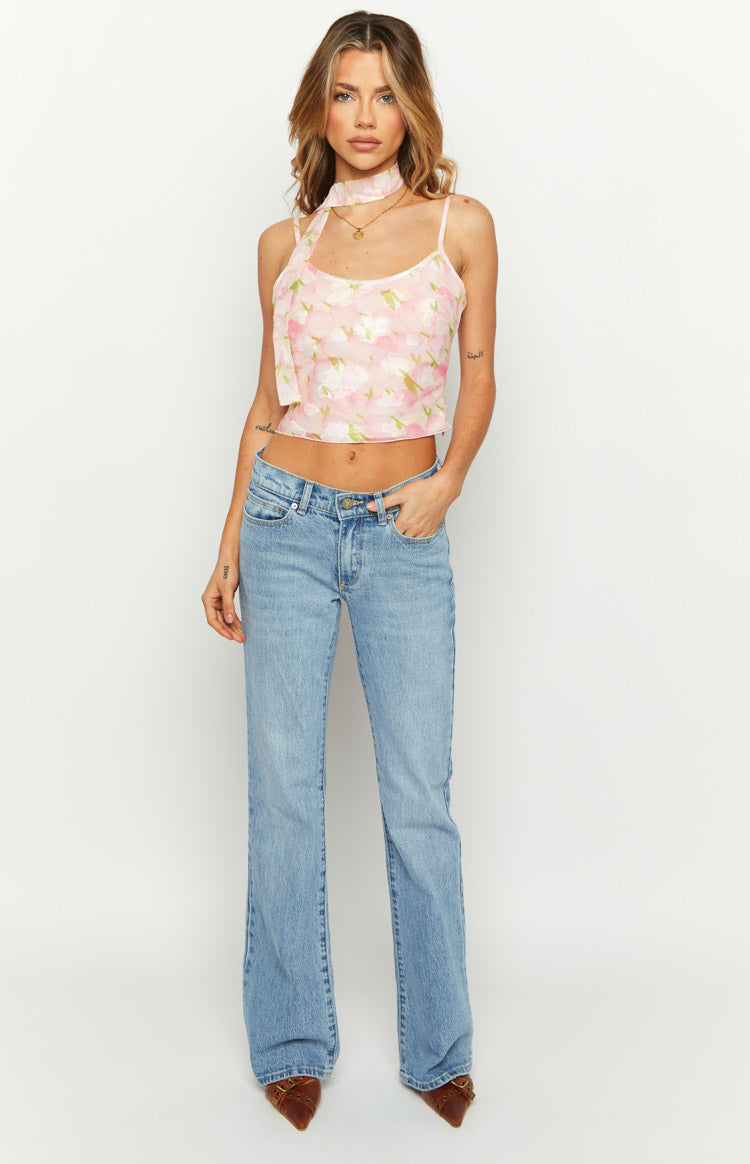 Irina Pink Print Cami Top — 6