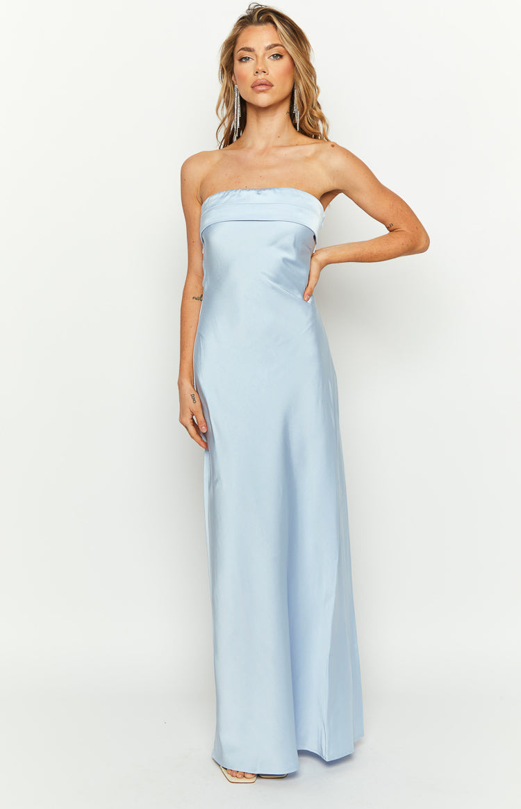 Maiah Blue Formal Maxi Dress — 11