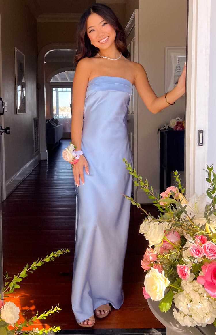 Maiah Blue Formal Maxi Dress — 18