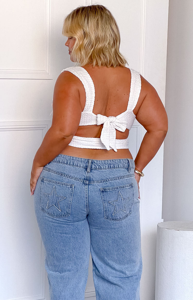 Vida White Bow Top — 22