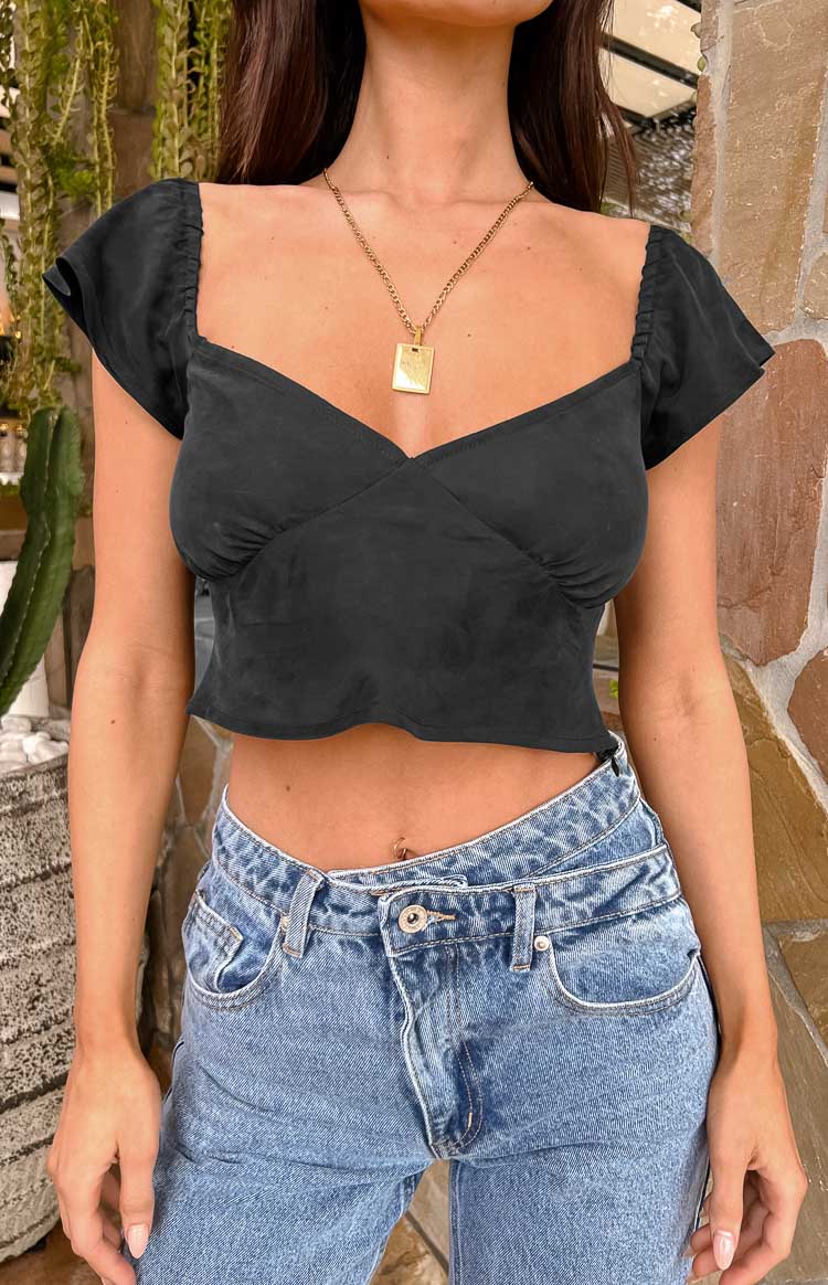 Anna Black Top — 1