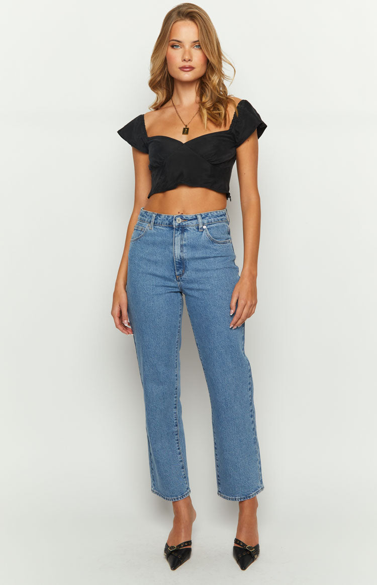 Anna Black Top — 2