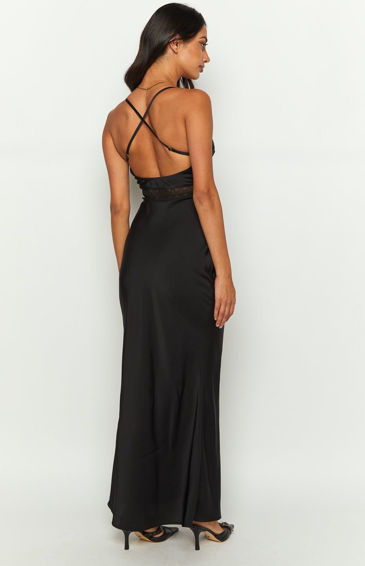 Hunta Black Maxi Dress — 5