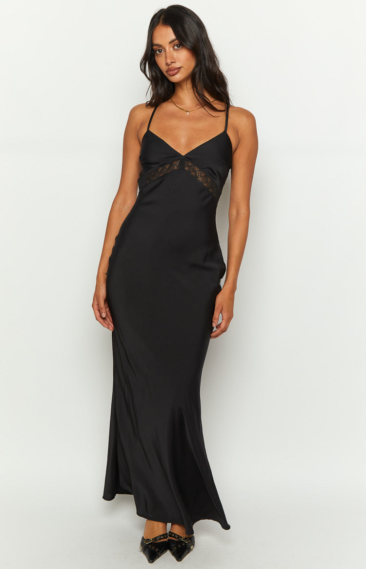 Hunta Black Maxi Dress — 1