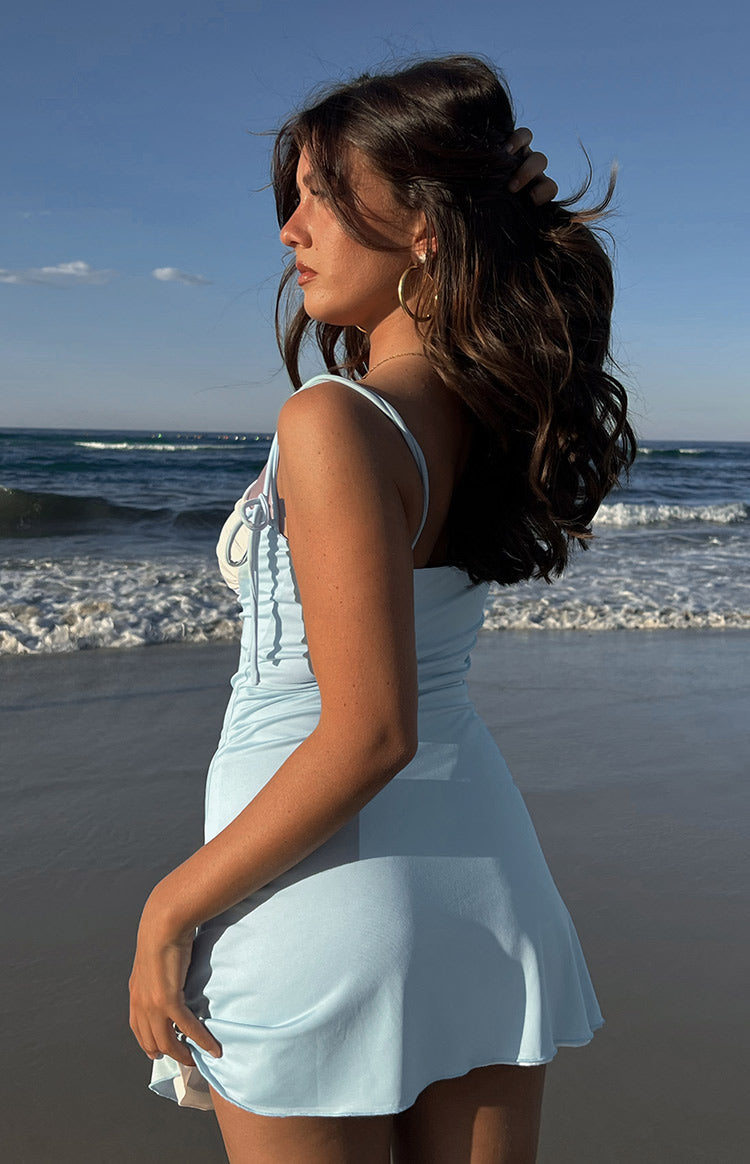 Simmi Blue Mini Dress — 8