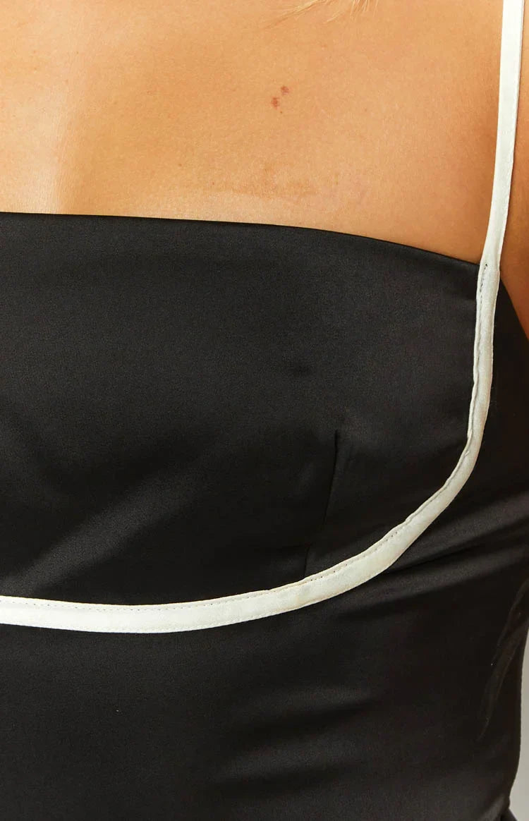Tamra Black Low Back Top — 14