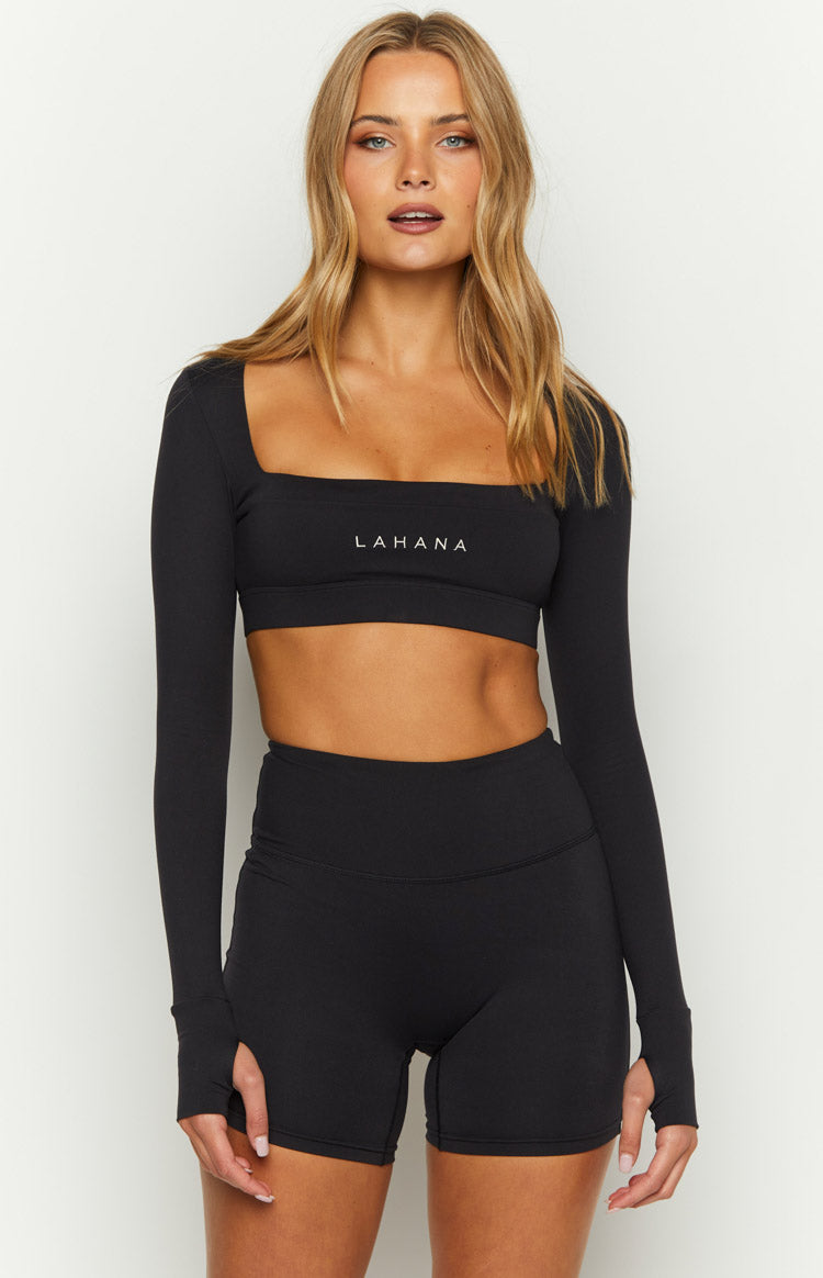 Lahana Chi Chi Black Long Sleeve Top — 1