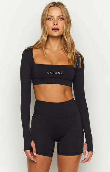 Lahana Chi Chi Black Long Sleeve Top — 1