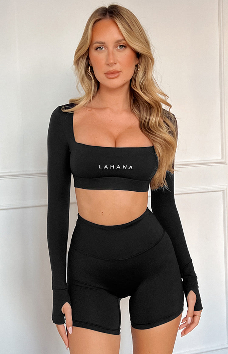 Lahana Chi Chi Black Long Sleeve Top — 7