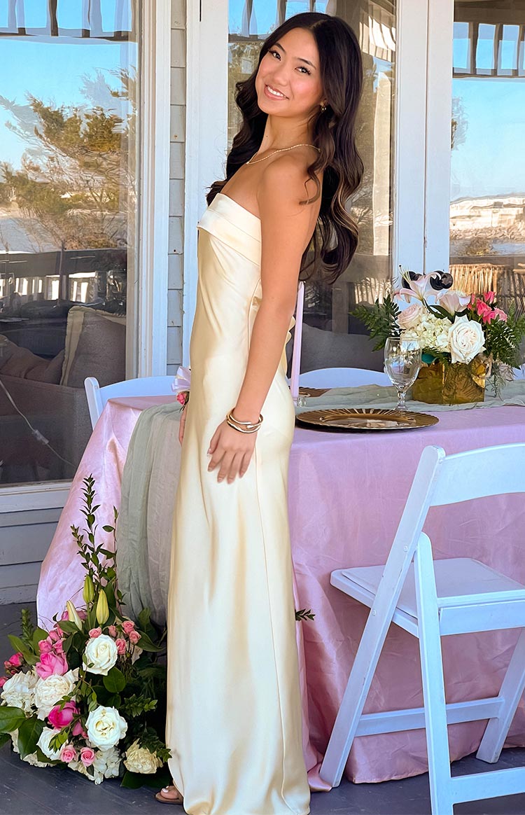 Maiah Yellow Maxi Dress — 18