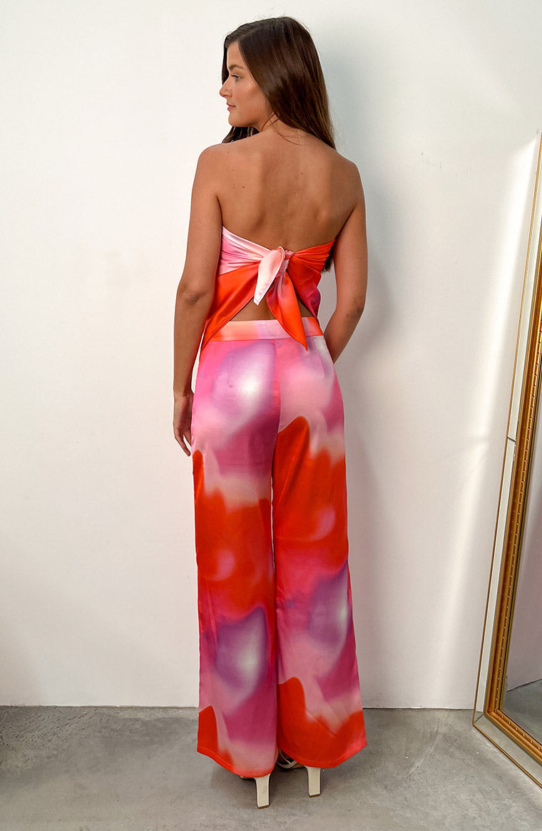 Mykonos Pink Print Pants — 7