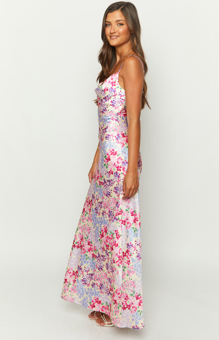 Laufry Yellow Floral Print Maxi Dress — 4