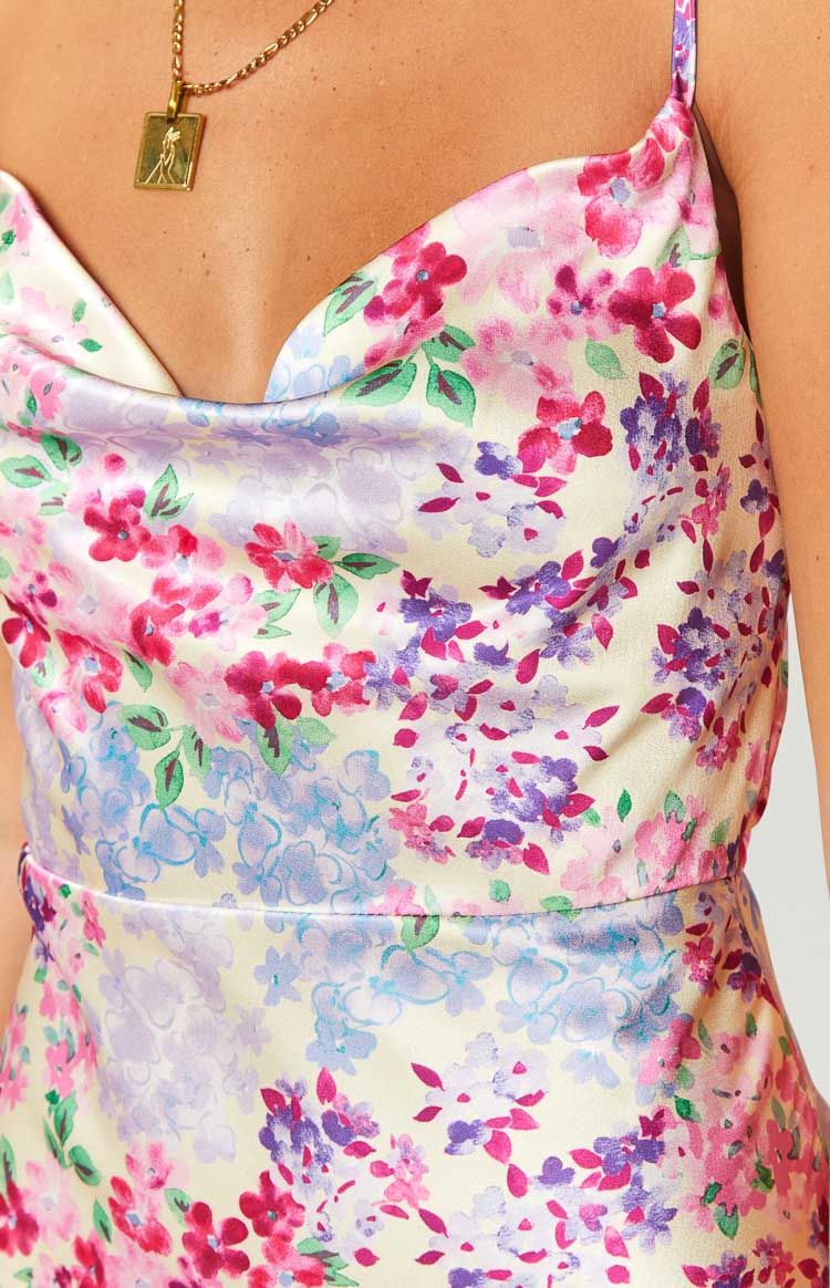 Laufry Yellow Floral Print Maxi Dress — 6