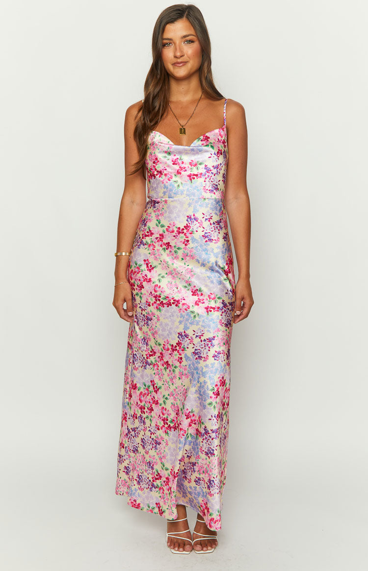 Laufry Yellow Floral Print Maxi Dress — 3