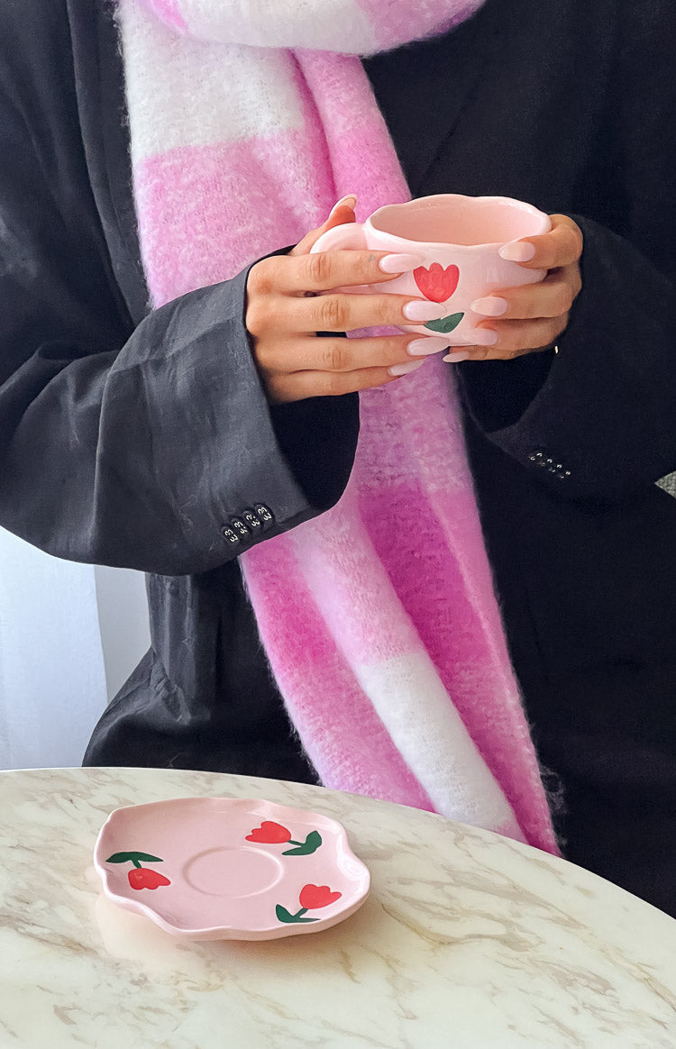 Daisy Pink Floral Mug Set — 1
