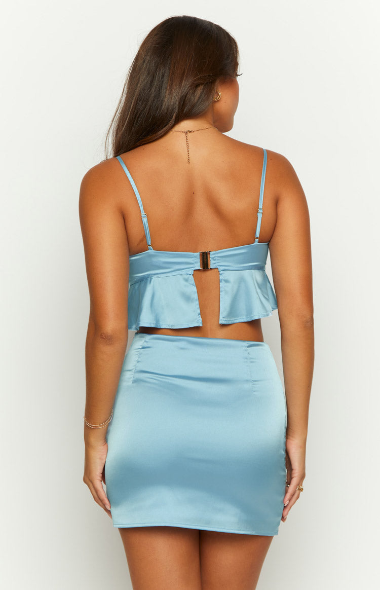 Emella Blue Crop Top — 4