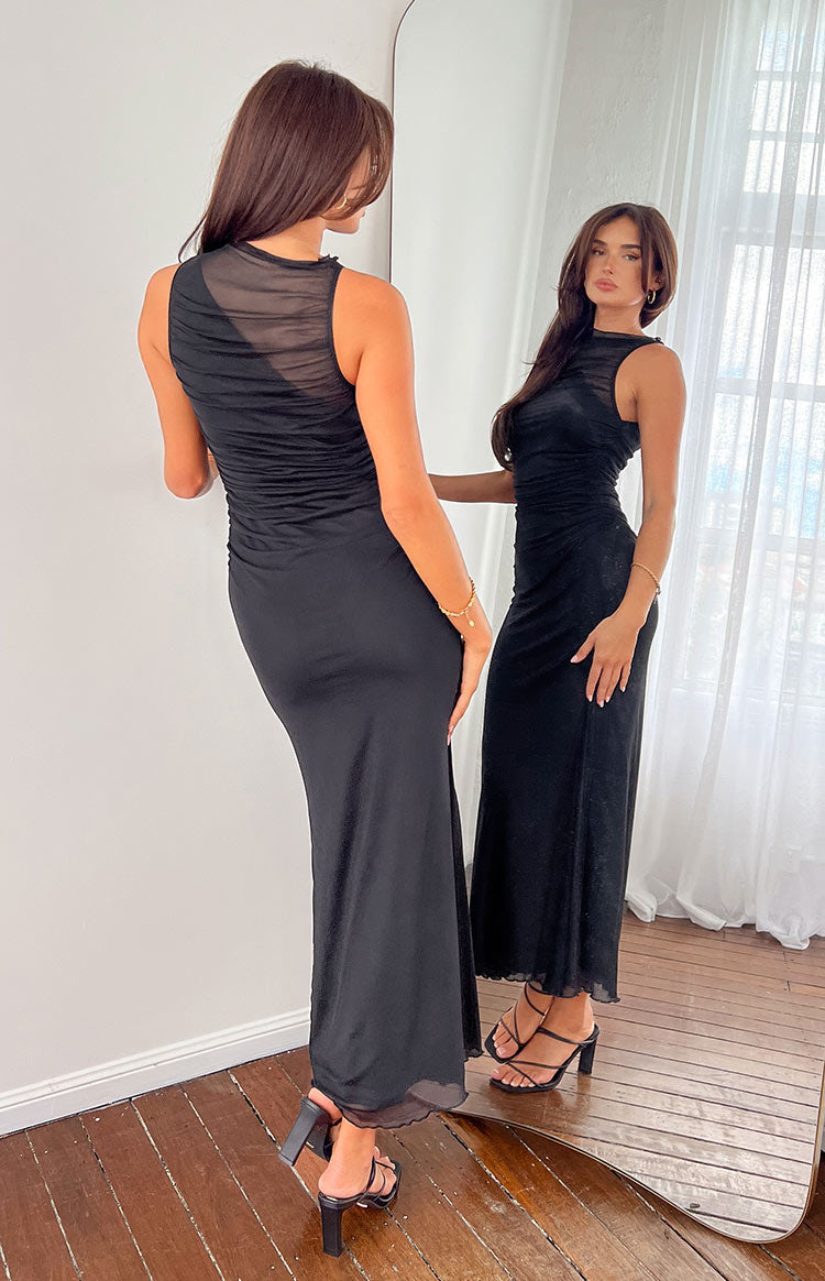 Luca Black Maxi Dress — 8