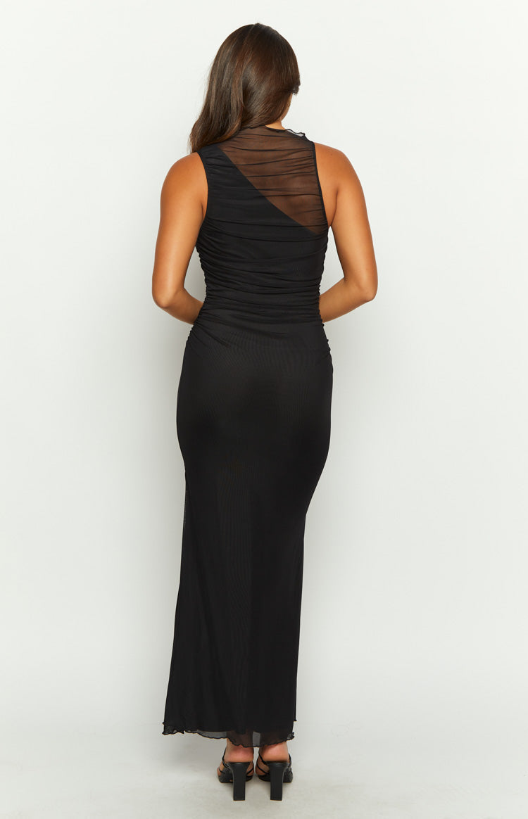 Luca Black Maxi Dress — 5