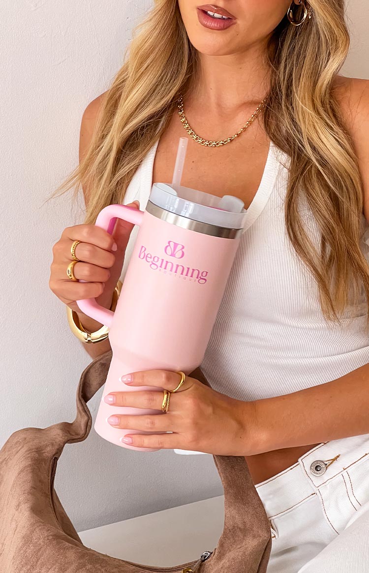Beginning Boutique Miss Sippy Bubblegum Tumbler — 10
