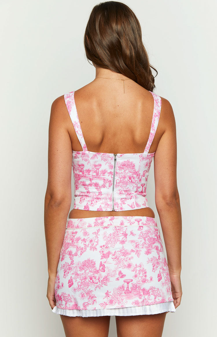 Till Forever Pink Printed Top — 5