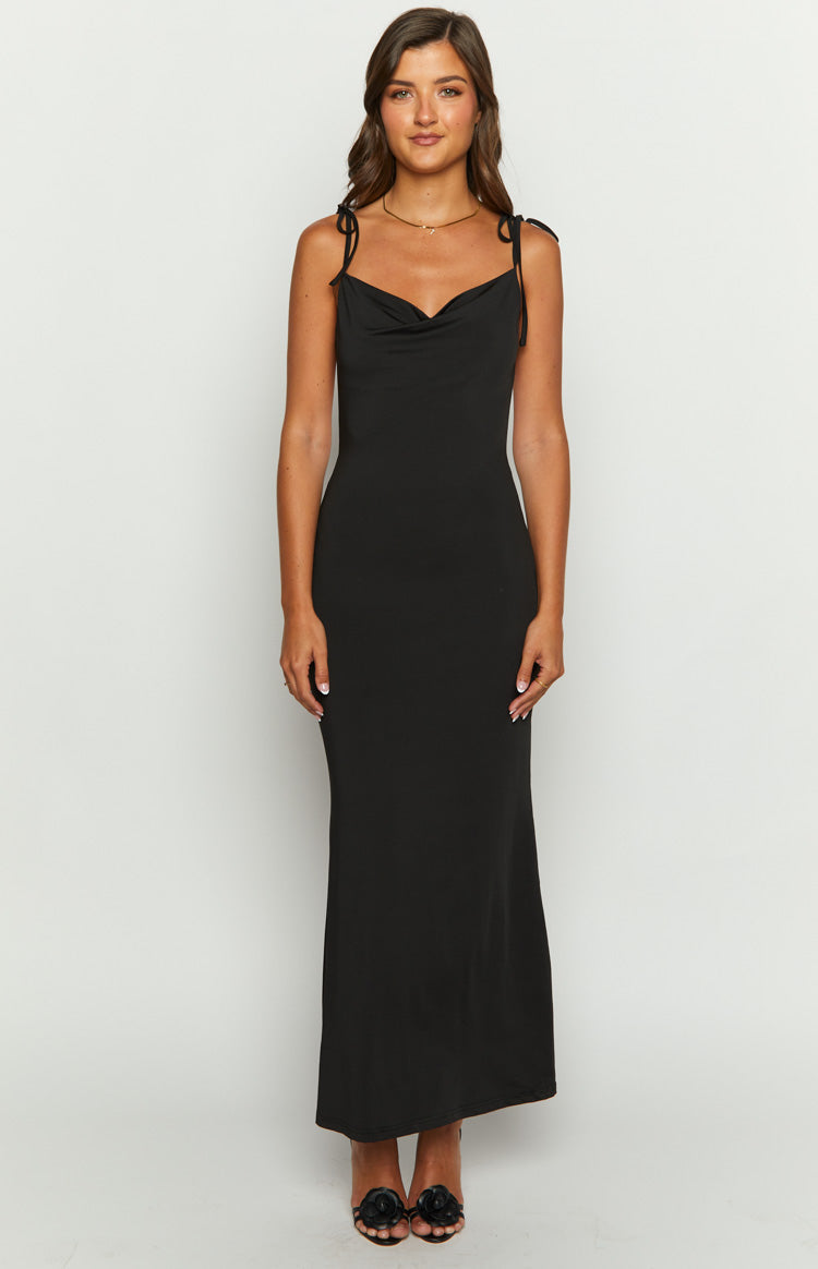 Riley Black Maxi Dress — 1