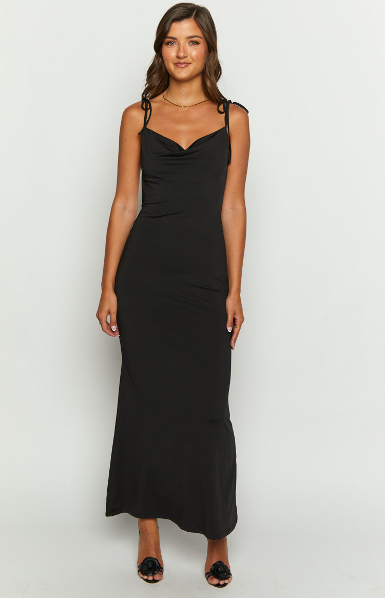 Riley Black Maxi Dress — 3