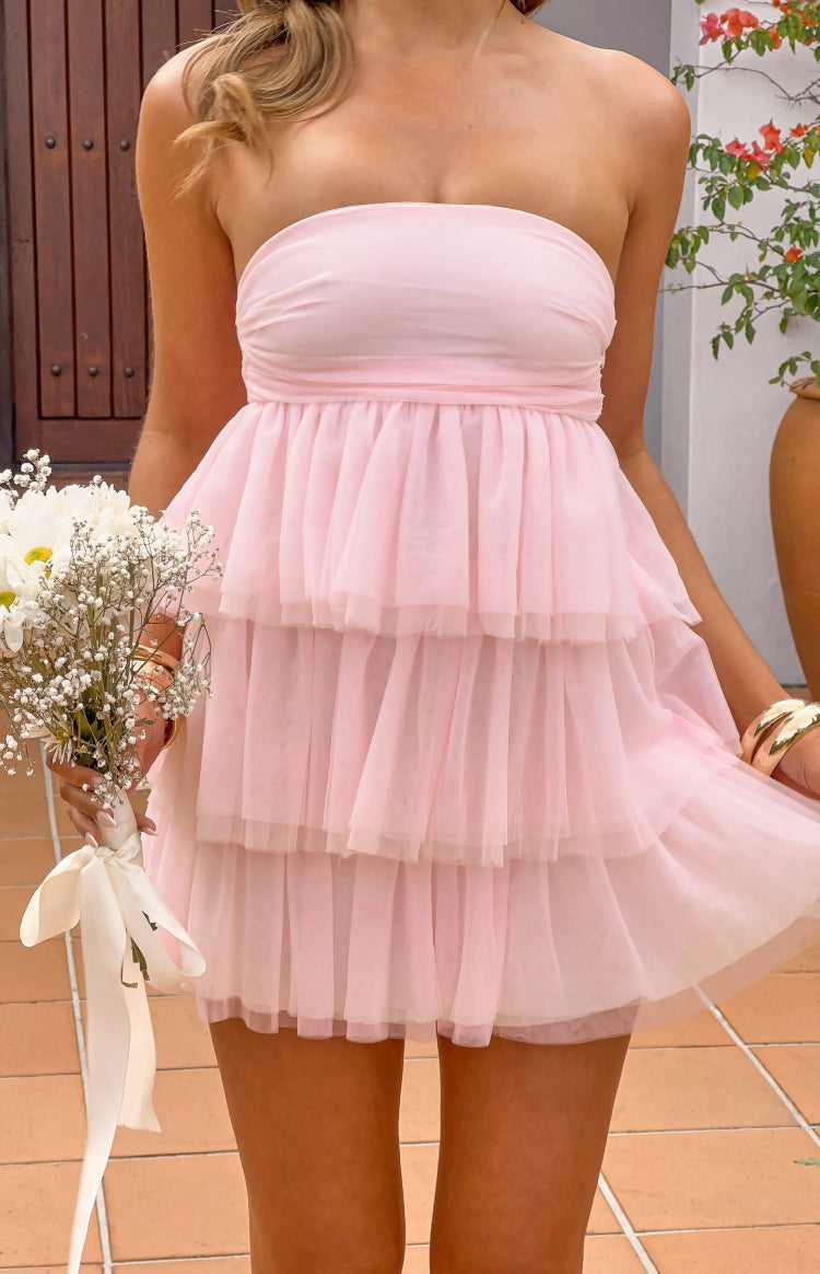 Birthday Girl Pink Mini Party Dress — 3