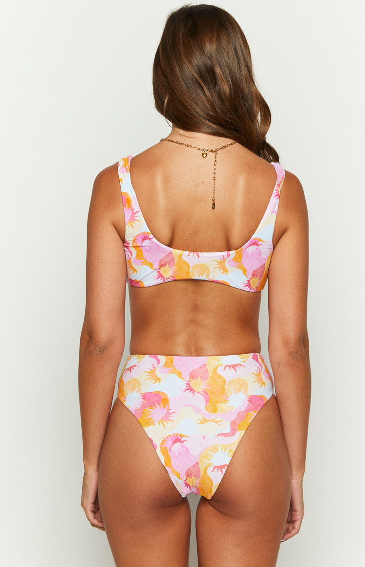 9.0 Swim St Lucia Wavy Sun Multi Print Bikini Top — 5