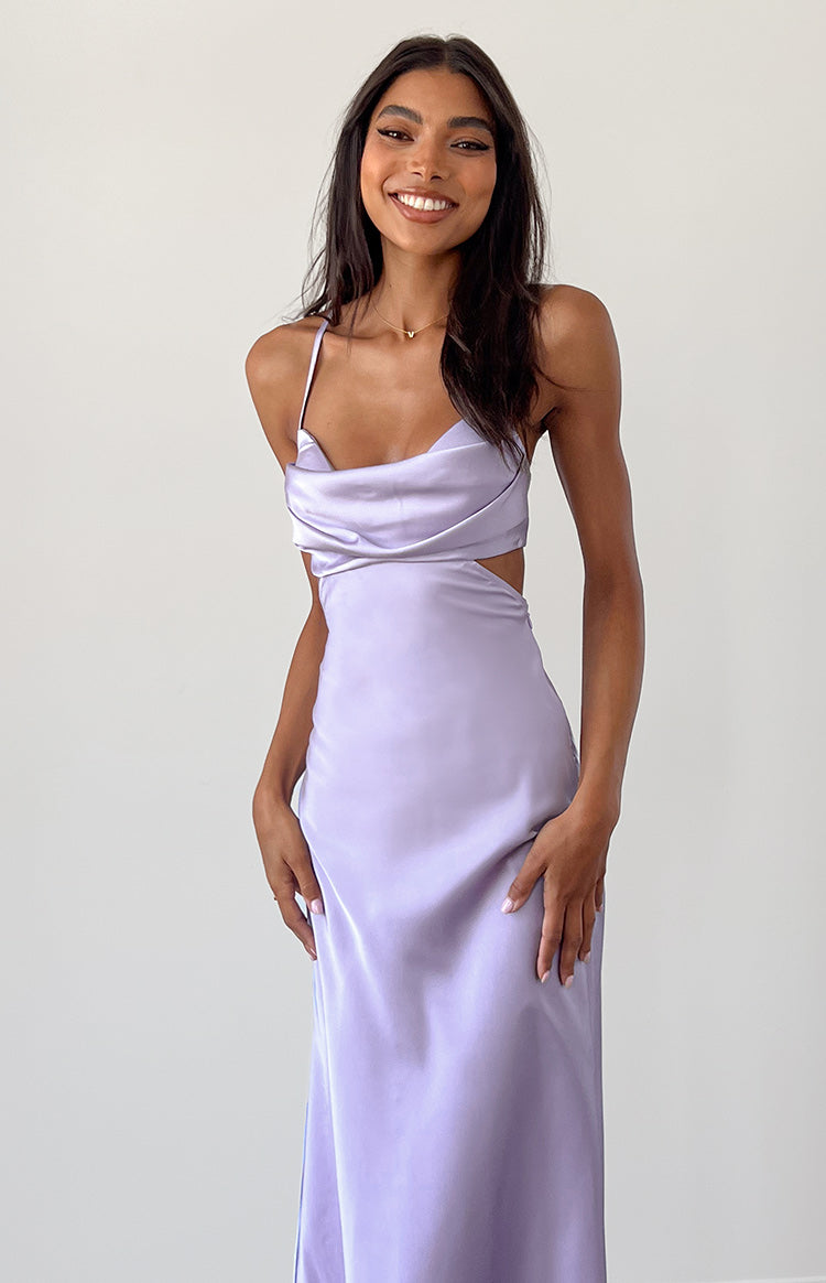 Taleah Lilac Cut Out Maxi Dress — 13