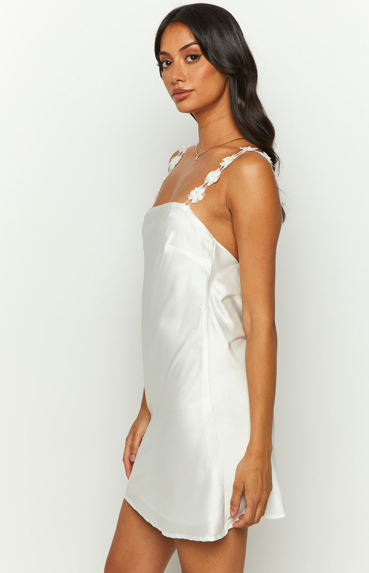 Love Bug White Mini Dress — 4