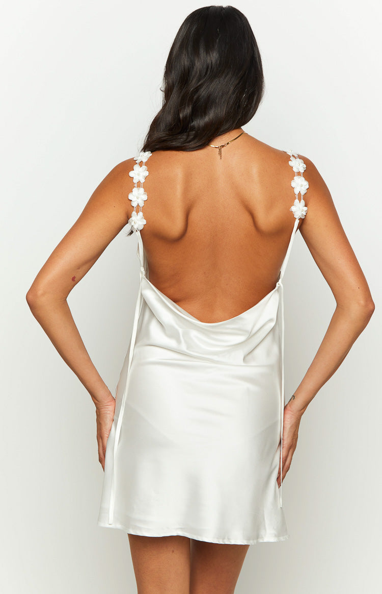 Love Bug White Mini Dress — 5