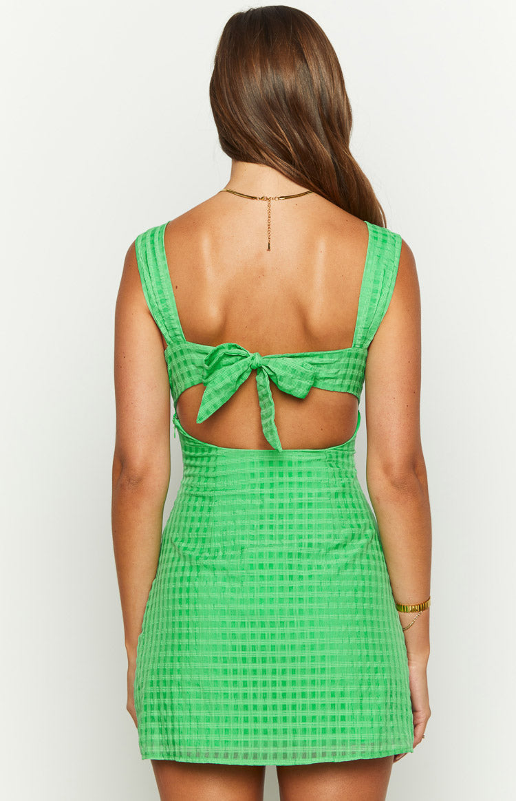 Layla Green Tie Back Mini Dress — 6
