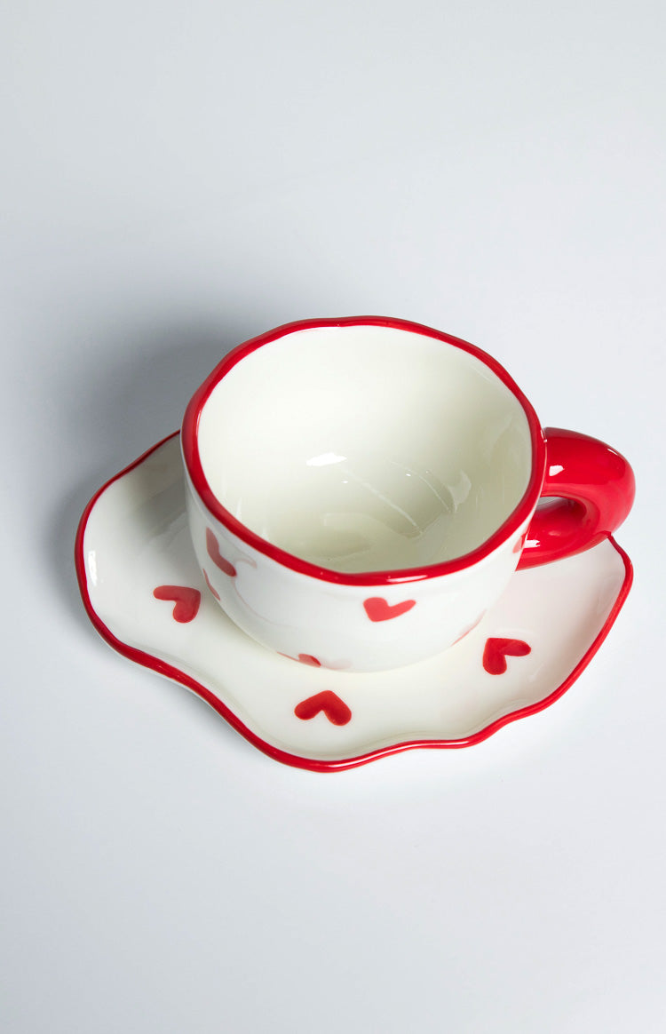 Adore Red Heart Mug Set — 3