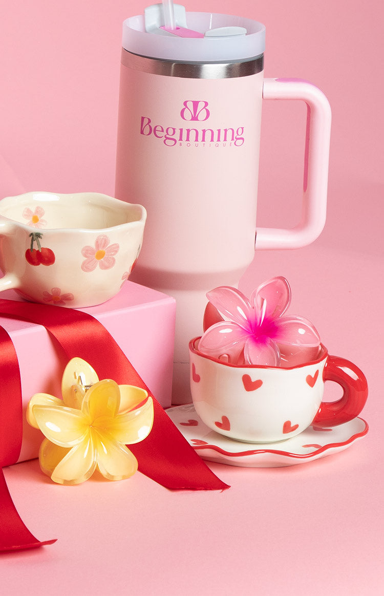 Adore Red Heart Mug Set — 4