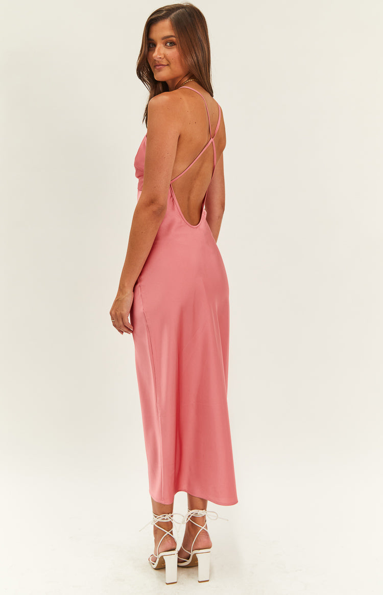 Elery Pink Midi Dress — 6