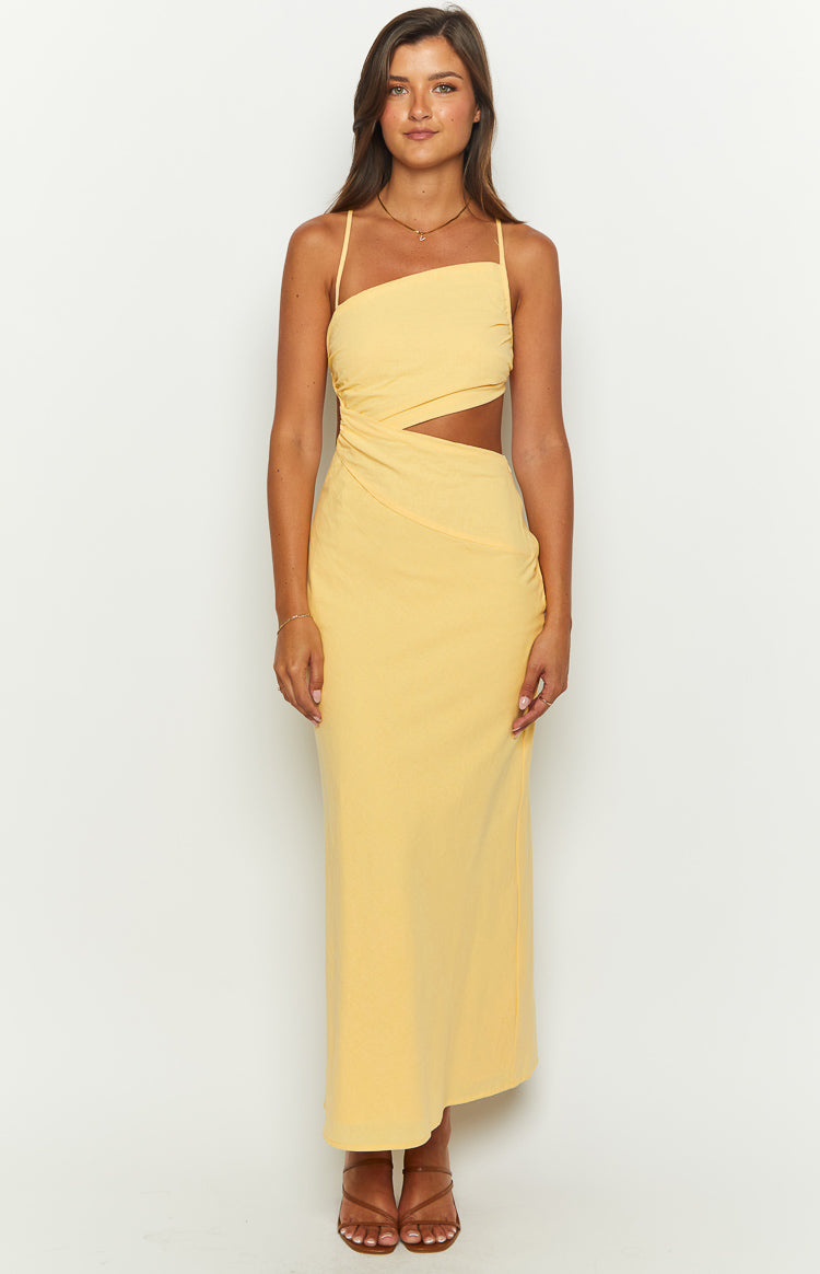 Cindy Yellow Maxi Dress — 2