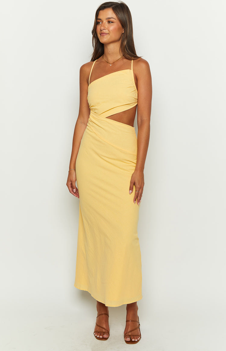 Cindy Yellow Maxi Dress — 3