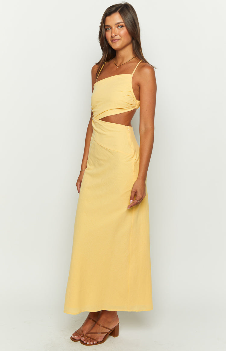 Cindy Yellow Maxi Dress — 4