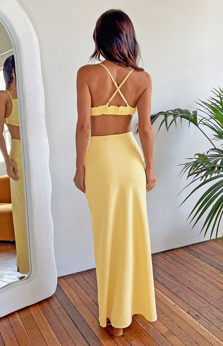 Cindy Yellow Maxi Dress — 8