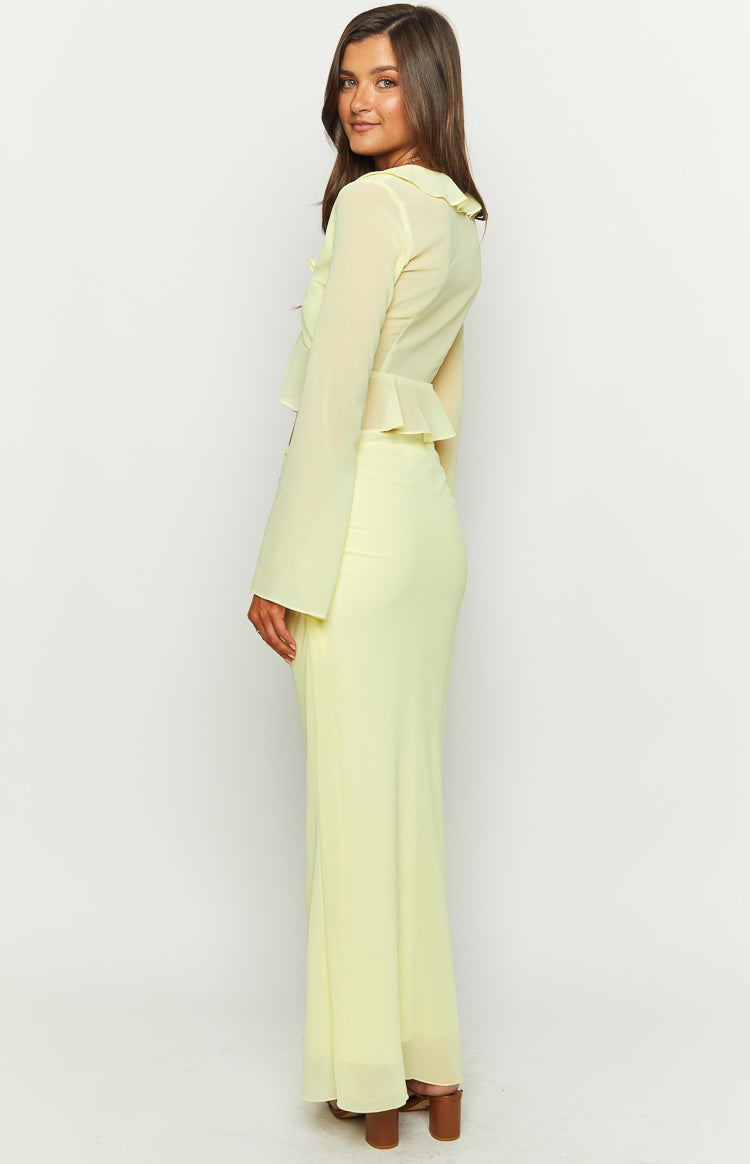 Rarmi Yellow Maxi Skirt — 5