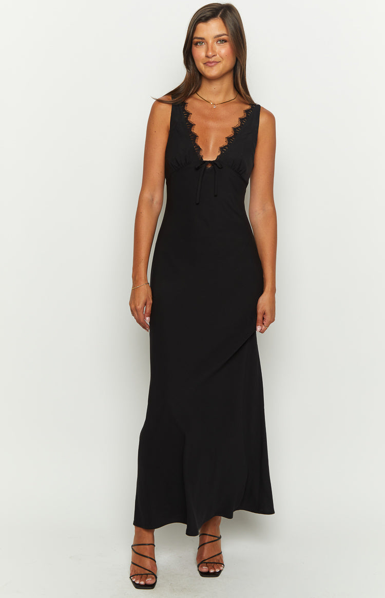 Stacy Black Maxi Dress — 1