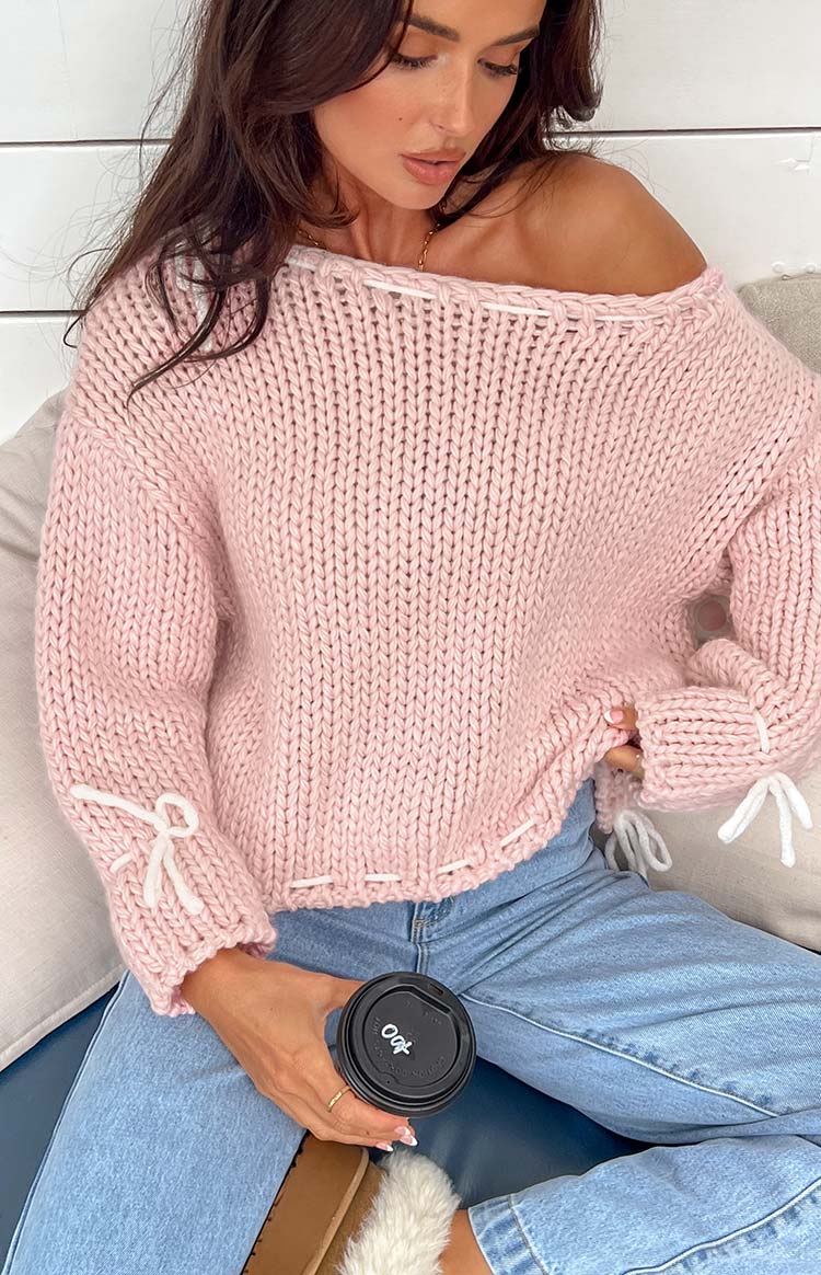 Bea Baby Pink Sweater — 1