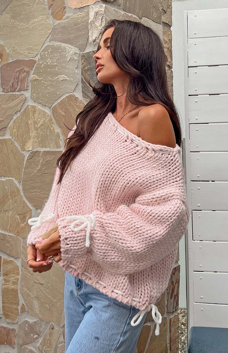 Bea Baby Pink Sweater — 2
